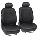4pcs Car Universal Pu Leather Seat Cover Cushion Wear Protector Seat Cover V2U9