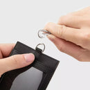 Xaiomi VLLICON ID Credit Card Holder Card Storage Bag Work Permit Leather Card Bag With Lanyard