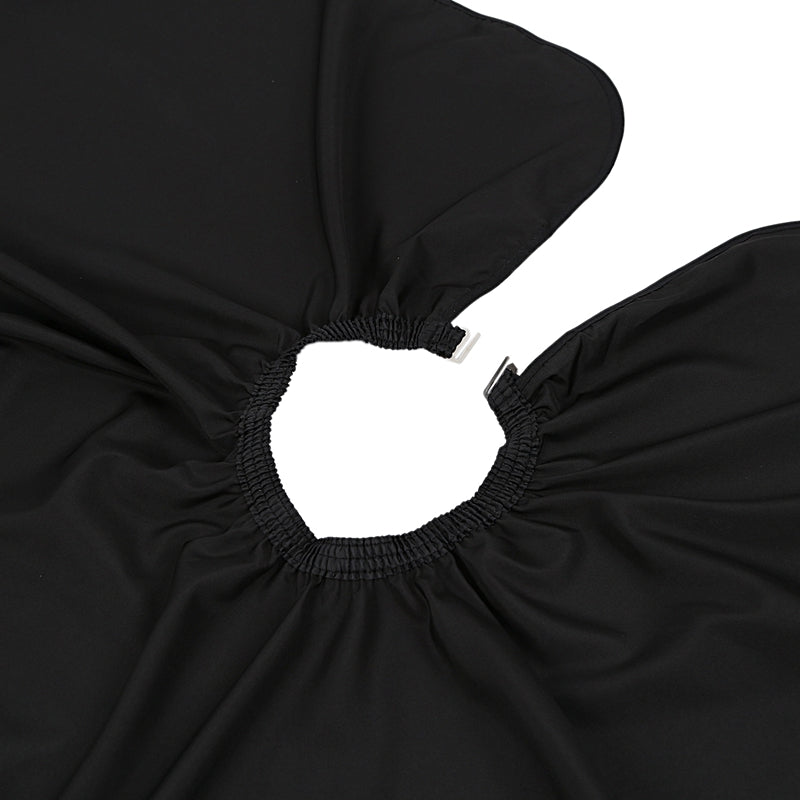 Hair Cutting Cape Salon Hairdressing Hairdresser Transparent Visible Haircu Y1D6