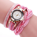 DUOYA D056 Crystal Retro Style Ladies Bracelet Watch Dress Quartz Watches