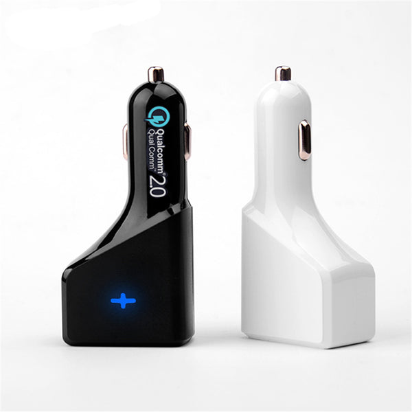 Bakeey QC2.0 30W  Multiport Fast Charging Car Charger for iPhone XS 11 Pro Huawei P30 Millet Mi9 S10 + Note10