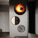 Creative Black Hole Series Acrylic Wall Clock Silent Quartz Needle Big Watch Living Room Modern Decoration Crafts Hanging Clock