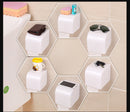 Plastic Seamless Sucker Cup Paper Rack Comprehensive Waterproof Tissue Box Holder