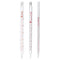 10Pcs/Lot 1/2/5/10ml Plastic Head Graduated Glass Dropper Pipette With Scale