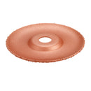 Drillpro 4 Inch Tungsten Carbide Coating Wood Carving Disc Shaping Disc for Angle Grinder