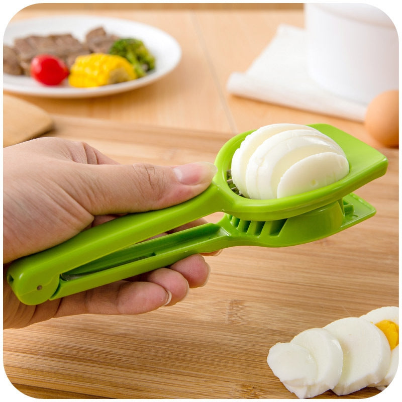 Manual Plastic Eggs Mushroom Slicer Kiwi Fruits Peeler Stainless Home Fruit Slicing Tools