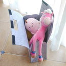 Ins Swiss Style Toys House Storage Bag Wool Felt Home Decoration For Clothe