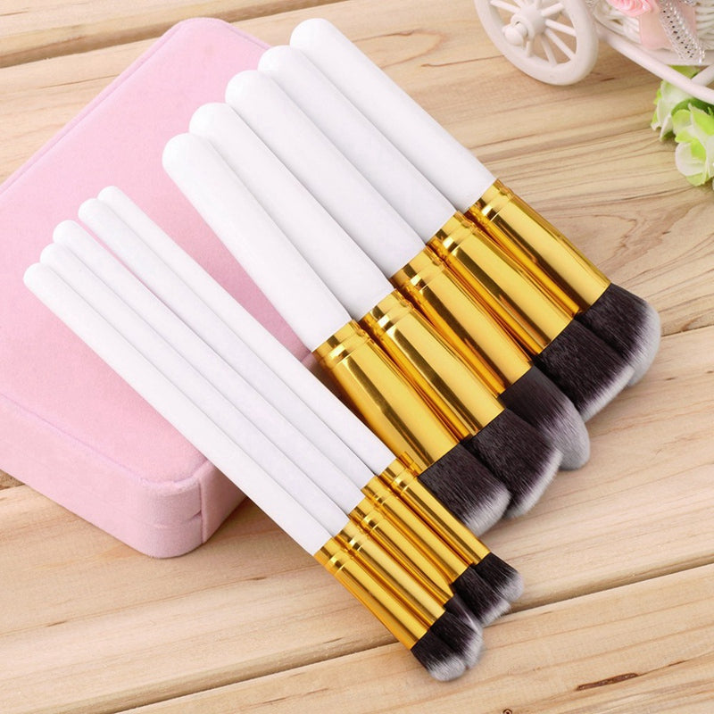 10 Pcs Makeup Brushes Set Pincel Maquiagem Cosmetics Maquillaje Makeup Tool V6A8