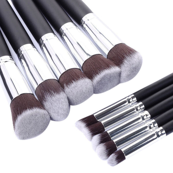 10 Pcs Makeup Brushes Set Pincel Maquiagem Cosmetics Maquillaje Makeup Tool V6A8