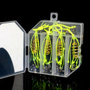 4 Pcs/Set Bomb Fishing Hook Fishing Feeder Bomb Proof Hanging Explosion Hoo B9R6