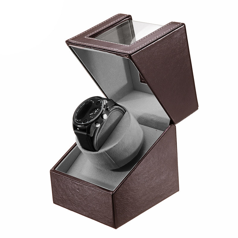 Automatic Watch Display Case Rotation Watch Winder Adjustable Display Holder Storage Box Mute Motor Watch Box