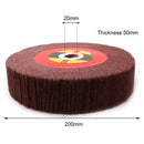 Non-Woven Scouring Pad 8Inch Grinding Wheel Flap Mop Polishing Wheel Disc 3 Q9M9