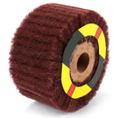 Non-Woven Scouring Pad 8Inch Grinding Wheel Flap Mop Polishing Wheel Disc 3 Q9M9