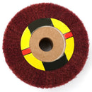 Non-Woven Scouring Pad 8Inch Grinding Wheel Flap Mop Polishing Wheel Disc 3 Q9M9