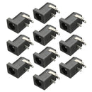 Excellway JS01 10pcs 5.5 x 2.1mm DC Power Supply Female Jack Socket