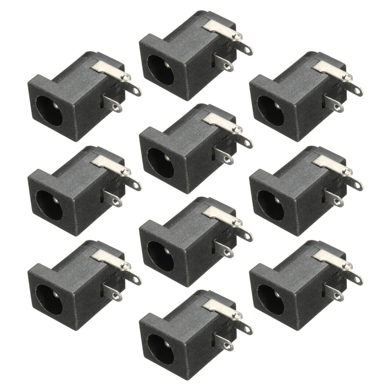 Excellway JS01 10pcs 5.5 x 2.1mm DC Power Supply Female Jack Socket