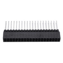 5pcs 2x20 PIN Double Row Straight Female Pin Header 2.54MM Pitch Pin Long 12MM Strip Connector Socket 2*20 40 PIN 2x20pin