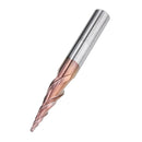 Drillpro 2 Flutes R0.25/ R0.5/ R0.75/ R1.0 *20.5*D4*50 Ball Nose End Mill HRC50 Taper Milling Cutter