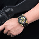 MEGIR 2096 Luxury Sports Style Chronograph Waterproof Multifunction Quartz Watch Men Wrist Watch