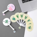 Summer Cool Small Fresh Pp Fan Japanese Style Seven Fold Fan Creative Cute CN9L9
