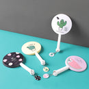 Summer Cool Small Fresh Pp Fan Japanese Style Seven Fold Fan Creative Cute CN9L9