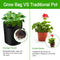 2 Pack 7 Gallon Smart Potato Grow Bags Window Vegetable Grow Bags, Double L