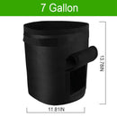 2 Pack 7 Gallon Smart Potato Grow Bags Window Vegetable Grow Bags, Double L