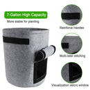 2 Pack 7 Gallon Smart Potato Grow Bags Window Vegetable Grow Bags, Double LaZ6X8