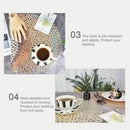 Placemat For Dining Table Pvc Plastic Hollow Insulation Round Baroque Medit T4N6