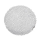 Placemat For Dining Table Pvc Plastic Hollow Insulation Round Baroque Medit T4N6