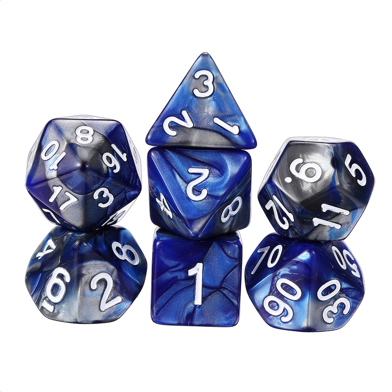 49PCS Metal Polyhedral Dices Set For Dungeons & Dragons Dice Desktop RPG Game