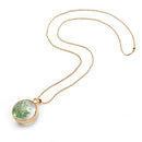 Necklace Plant Specimen Circular Glass Picture Frames Bud Silk Dried Flower Necklace Decorations