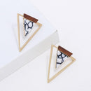 Fashion Women'S Geometric Earrings Geometric Earrings Ladies Casual Jewelry D9D3