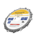 Drillpro 5 Inch Grinder Chain Disc 22mm Arbor 14 Teeth Wood Carving Disc For 125mm Angle Grinder