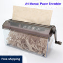 1X(Mini Shredder Destroyer Paper Documents Cutting Machine Shredder Manual