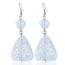 Japanese And Korean Jewelry Fashion Crystal Earrings Personality Crack Geom