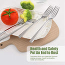 Dinner Forks,12-Piece Stainless Steel Forks Set Mirror Polished Modern Flat