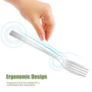Dinner Forks,12-Piece Stainless Steel Forks Set Mirror Polished Modern Flat