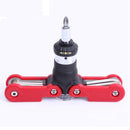 15 In 1 Ratchet Screwdriver Folding Hex Key Wrench Adjustable Handle For Be P1Y7