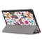 Tri-Fold Printing Tablet Case Cover for Lenovo Tab E10 Tablet - Butterfly