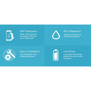 Wifi Water Sensor Water Leak Detector Water Level Leakage Sensor Alarm Smar