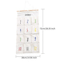 New Wall Hanging Storage Bag 12 Pockets Wall Mounted Hanging Organizer BathrT2M8