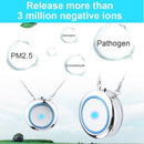 Personal Wearable Air Purifier Necklace/Mini Portable Air Freshner Ionizer/
