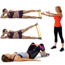 Multi-Functional Sports Resistance Belt Fitness Exercise Rubber Ring Latex  E6E8