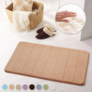 Honana WX-336 New Thickened Coral Velvet Memory Foam Slow Rug Bathroom Mat Soft Non-slip Plush Floor Carpet
