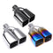 63mm 2.5" Stainless Steel Inlet Tail Rear Pipe Tip Muffler Exhaust Silencer Cover