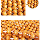 Muzhu Car Seat Cushion Wooden Beads Chair Art Massage Cushion Car Seat Cush Q2M8