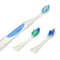 QYG Q2 Sonic Electric Toothbrush Powerful  IPX7 Waterproof Blue & Orange With 3 Toothbrush Head