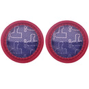 2Pcs For Dibea D18 D008Pro Hand-Held Vacuum Cleaner Round Washable Filter M Z1D5