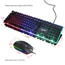 Hxsj V300 Gaming Russian Keyboard And Mouse Combo Set Steampunk Key Cover D